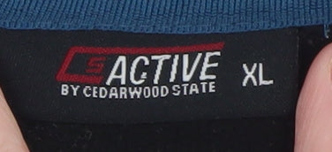 Mens UK Size XL Cedarwood State Blue Pullover Sweatshirt