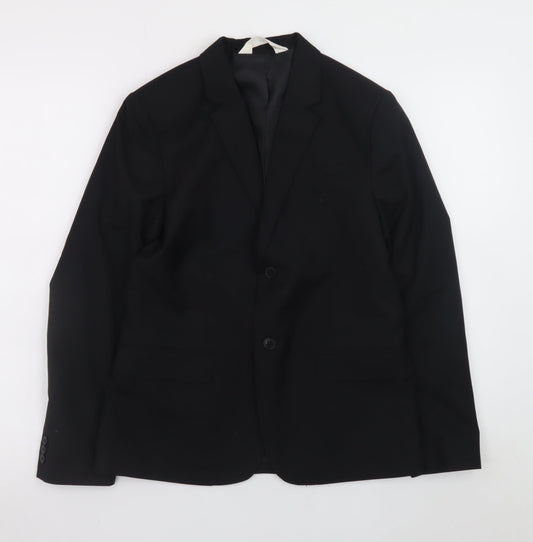 Teenss UK Size 11-12Y H&M Regular Black Blazer