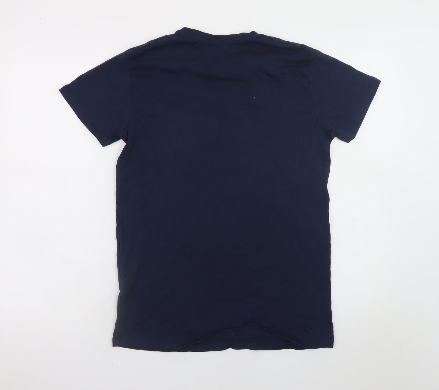 Mens UK Size S Marvel Blue  T-Shirt