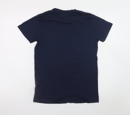 Mens UK Size S Marvel Blue  T-Shirt
