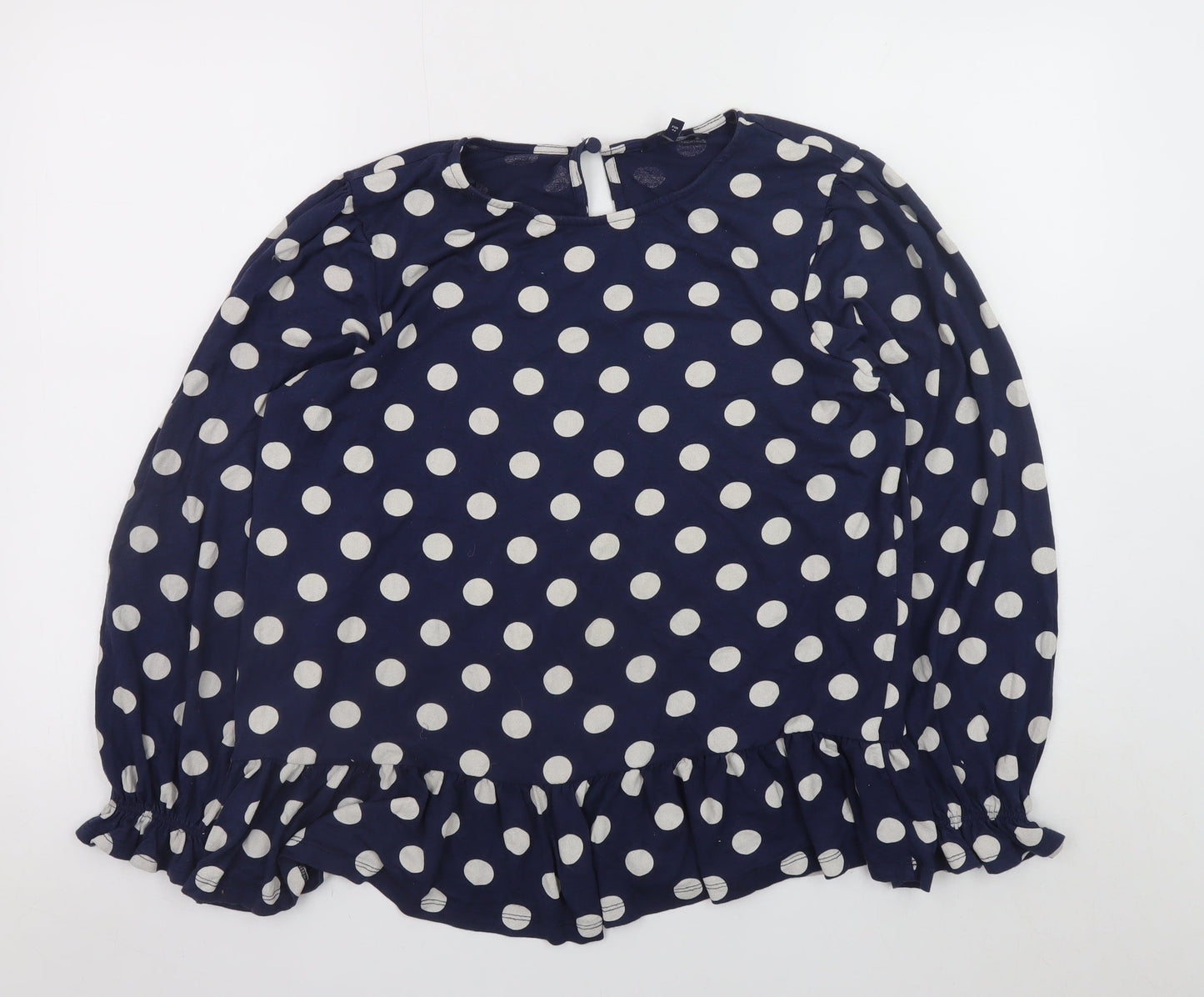 Womens UK Size 16 NEXT Blue Tunic Blouse