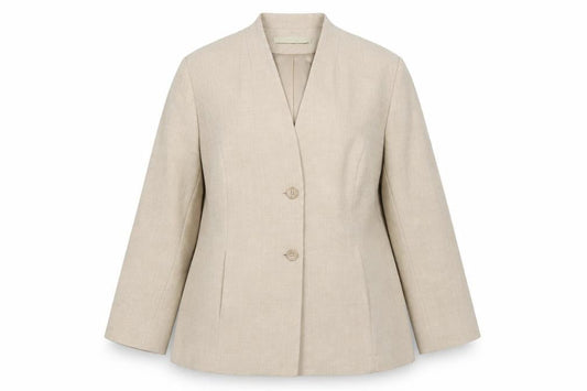 Womens UK Size 20 Classics Regular Beige Suit Jacket