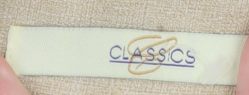 Womens UK Size 20 Classics Regular Beige Suit Jacket