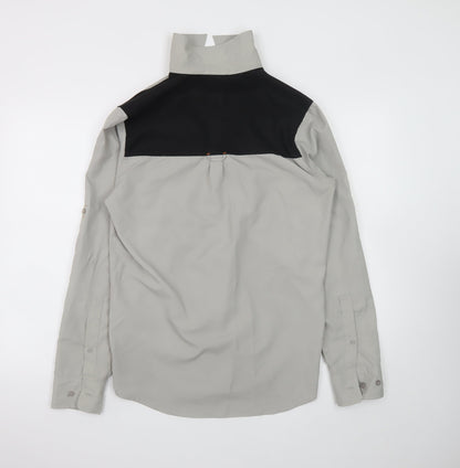 Craghoppers BG Mens Grey Outdoor Long Sleeve Button-Up Shirt Size S