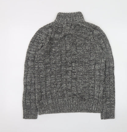 Mens UK Size M Easy Grey Pullover Jumper