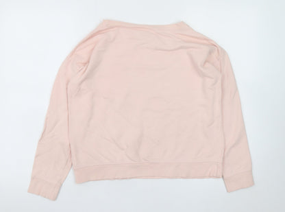 Teens UK Size 12 Smiley Originals Pink Pullover Sweatshirt