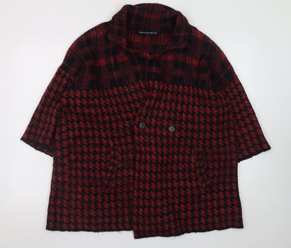 Womens UK Size L French Connection Red Overcoat