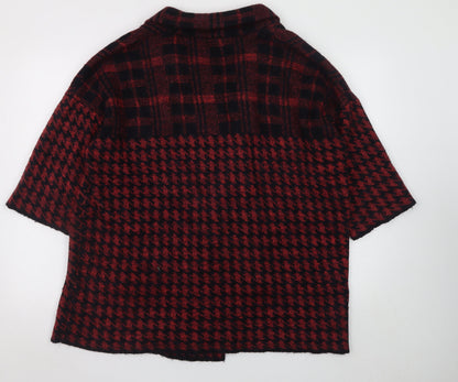 Womens UK Size L French Connection Red Overcoat