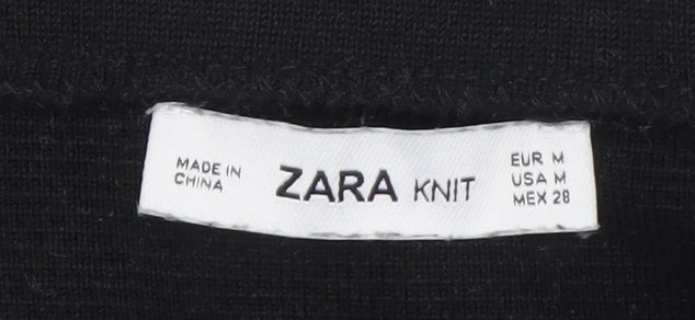 Womens UK Size 12 Zara A-Line Knit Skirt