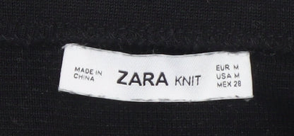 Womens UK Size 12 Zara A-Line Knit Skirt