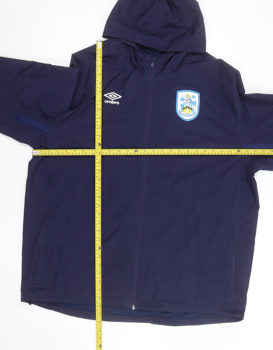 Mens UK Size 3XL Umbro Blue Windbreaker Coat