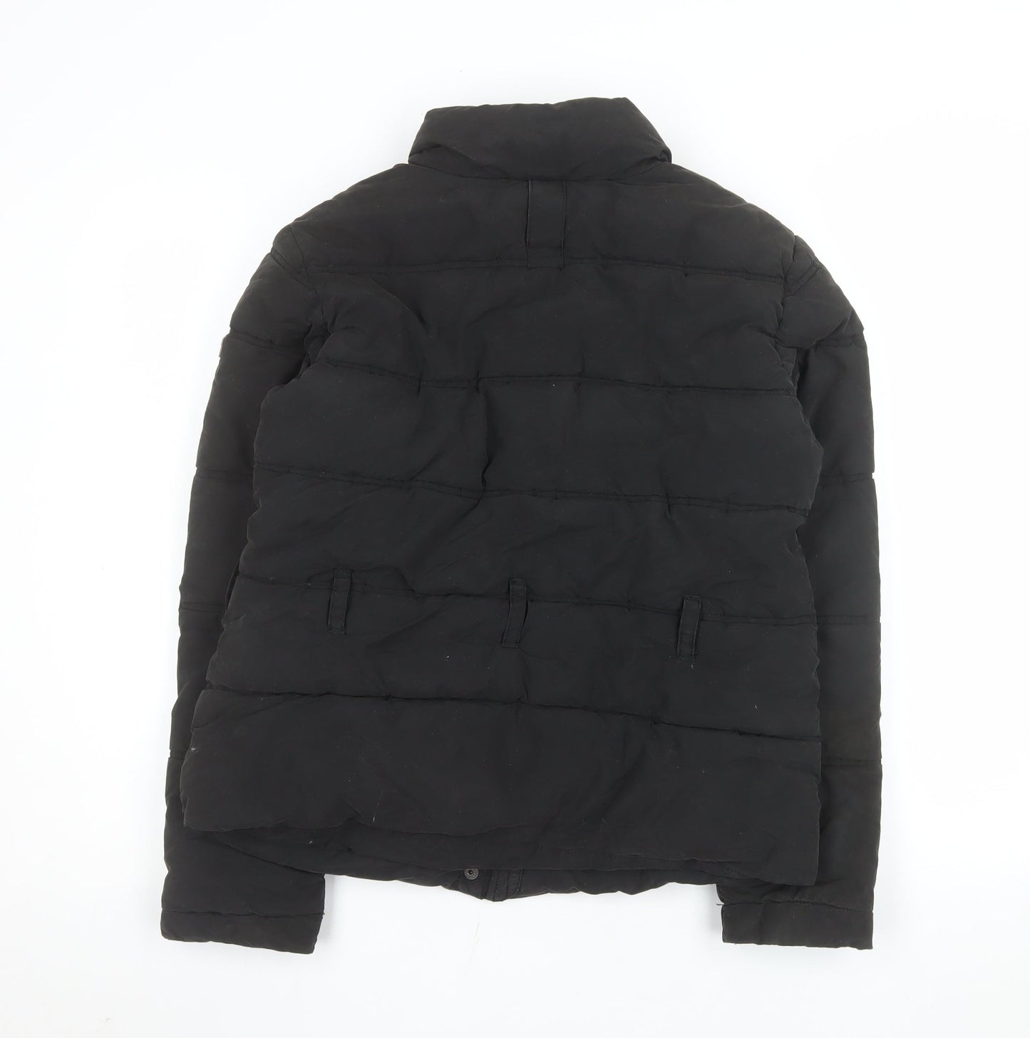 Womens UK Size M Puffa Black Puffer Jacket