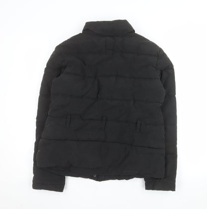 Womens UK Size M Puffa Black Puffer Jacket