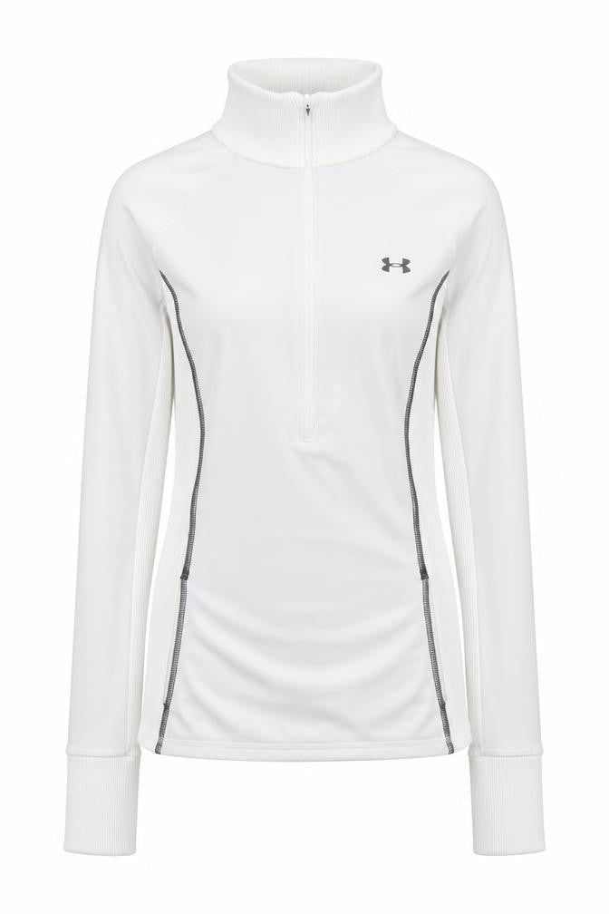Womens UK Size XS Under armour White Pullover Sweatshirt