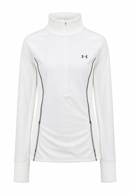 Womens UK Size XS Under armour White Pullover Sweatshirt