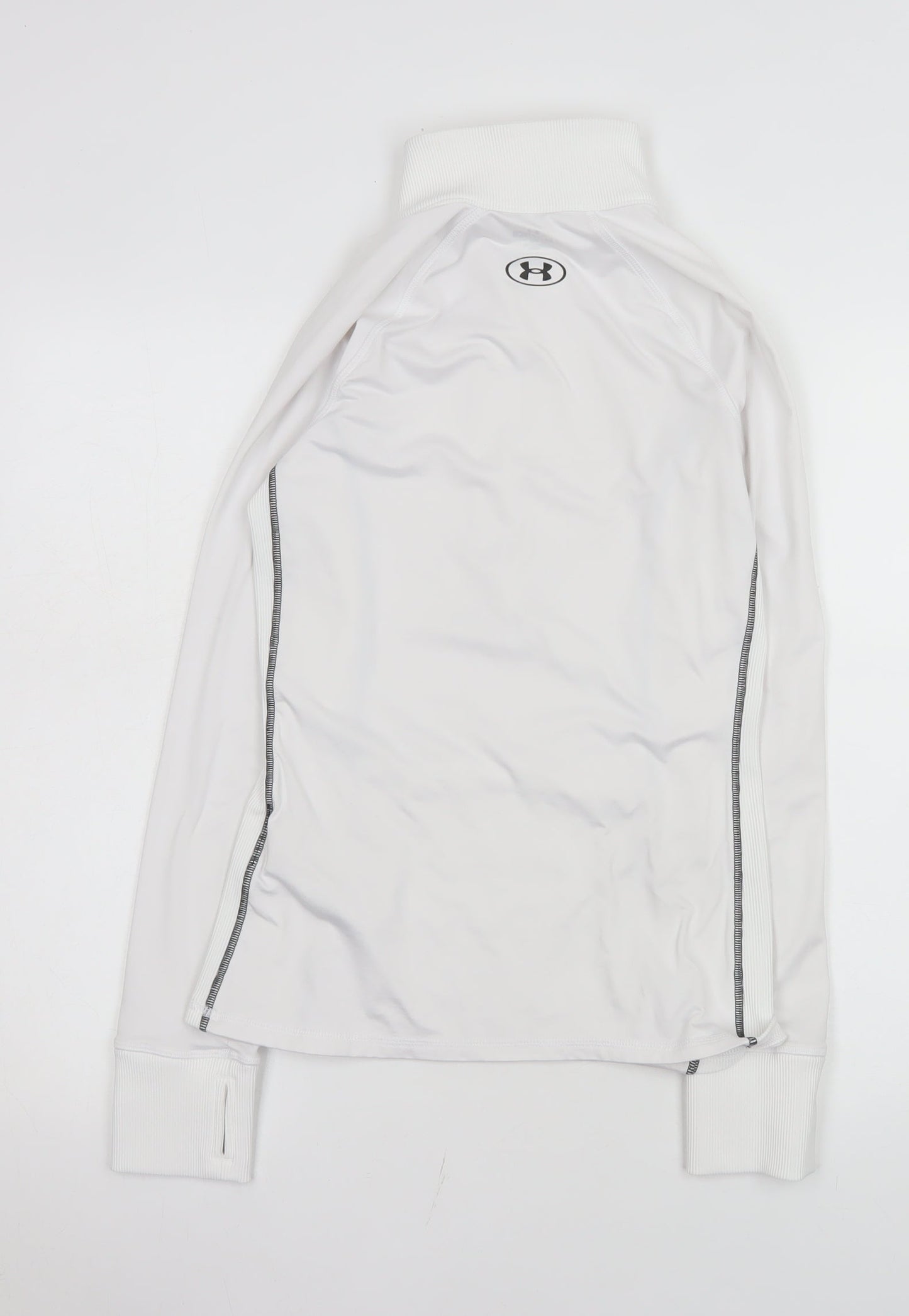 Womens UK Size XS Under armour White Pullover Sweatshirt