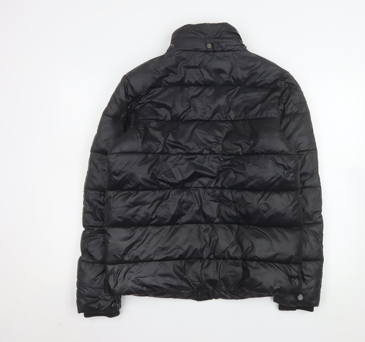 Mens UK Size XS River Island Black Puffer Jacket
