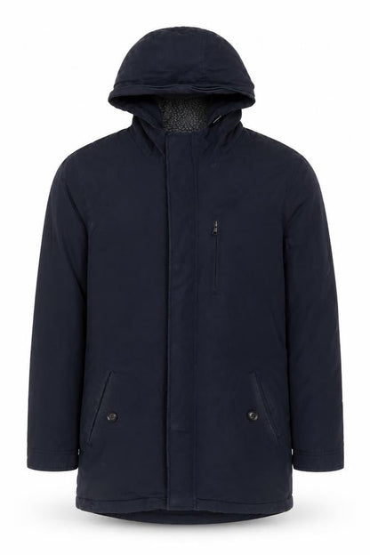 Mens UK Size M Criminal Blue Parka Coat