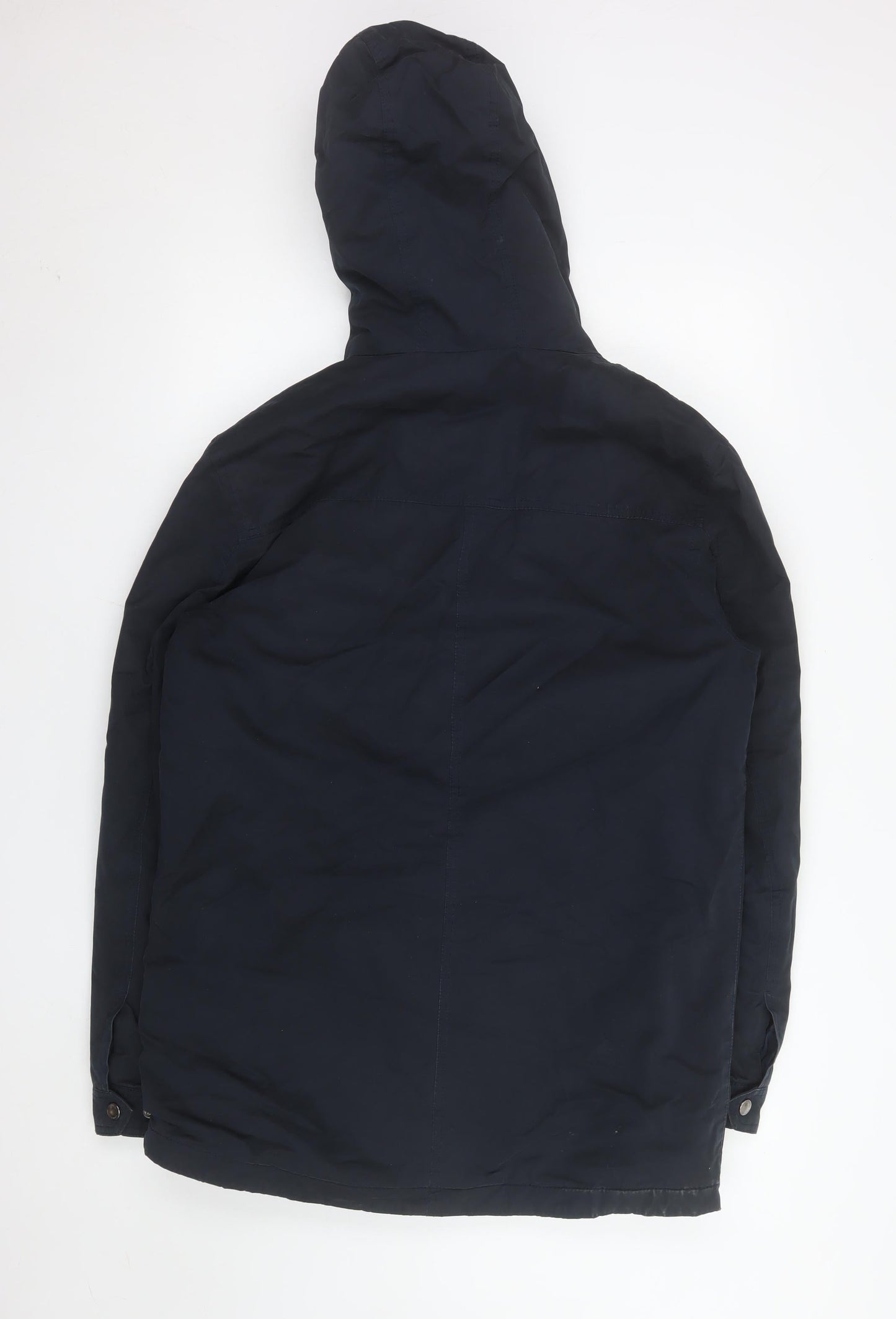 Mens UK Size M Criminal Blue Parka Coat