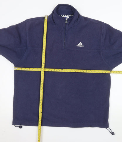 Mens UK Size L adidas Blue Pullover Sweatshirt