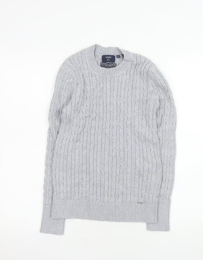 Mens UK Size M Superdry Grey Pullover Jumper