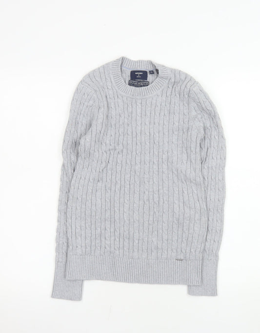 Mens UK Size M Superdry Grey Pullover Jumper