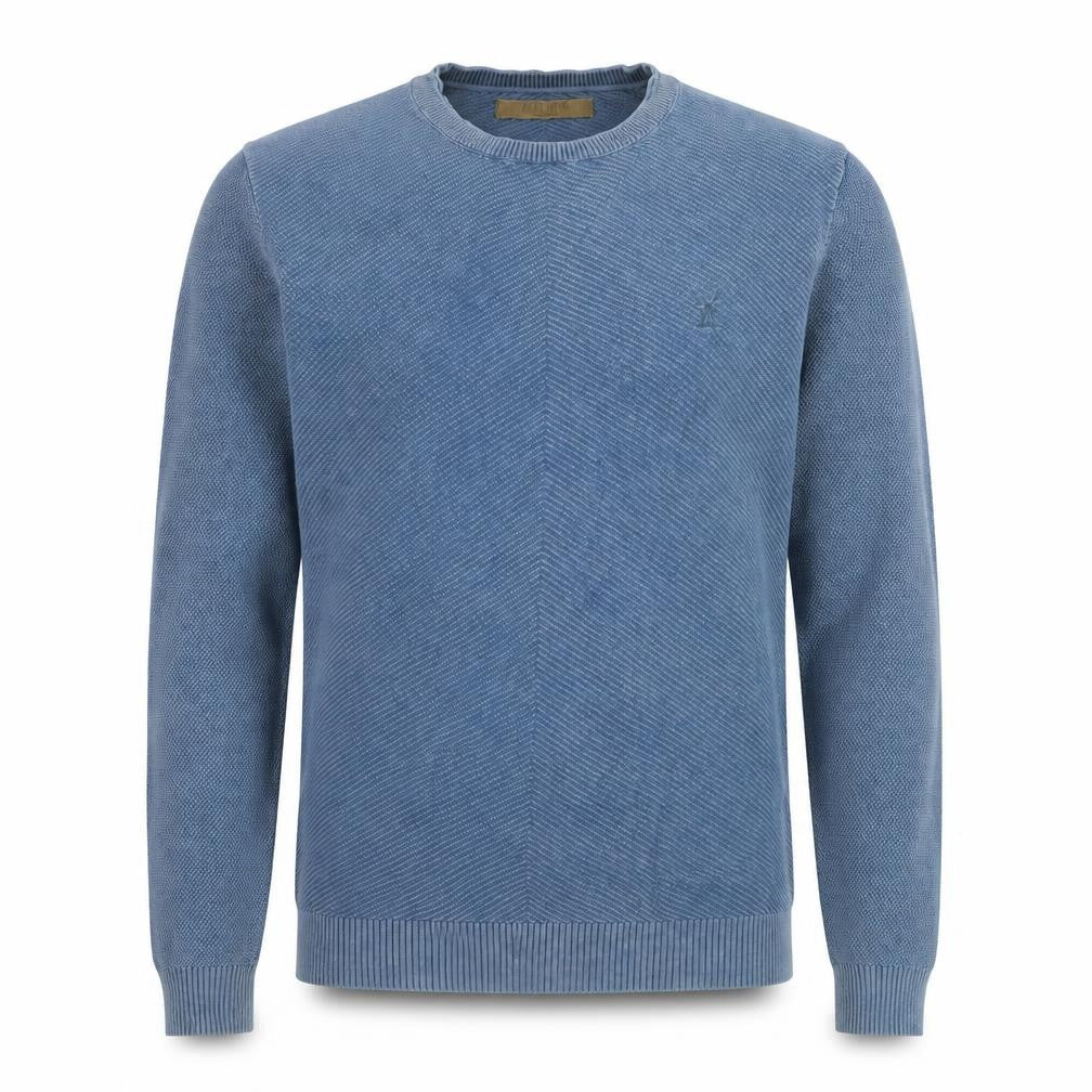 Mens UK Size S Pearly King Blue Pullover Jumper