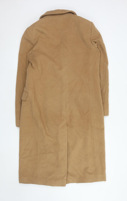 Womens UK Size 10 Marks and Spencer Beige Trench Coat