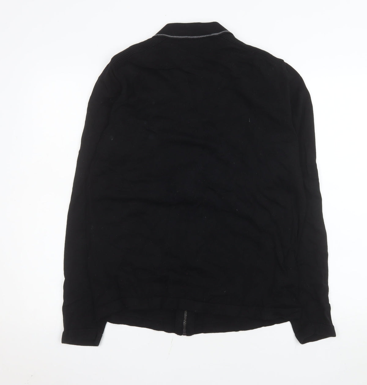 Mens UK Size M Threadbare Black Basic Jacket