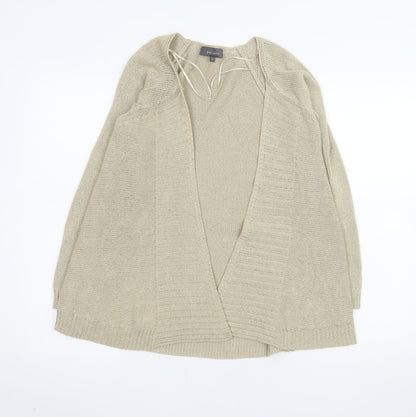 Womens UK Size 8 Marks and Spencer Beige Cardigan Jumper