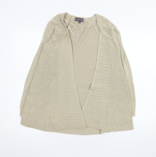 Womens UK Size 8 Marks and Spencer Beige Cardigan Jumper