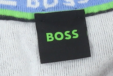 Mens UK Size S Boss Blue Henley Sweatshirt