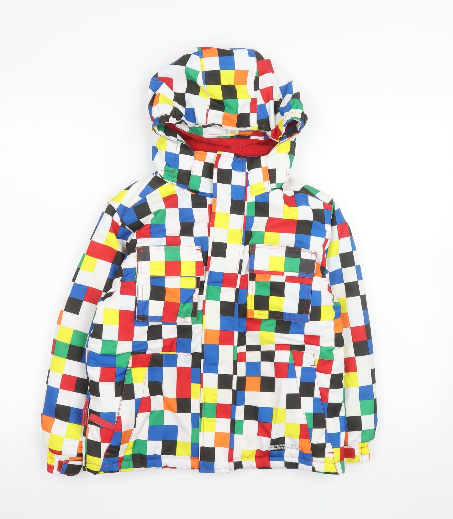 Girls UK Size 7-8 Years Mountain Warehouse Multicoloured Ski Jacket