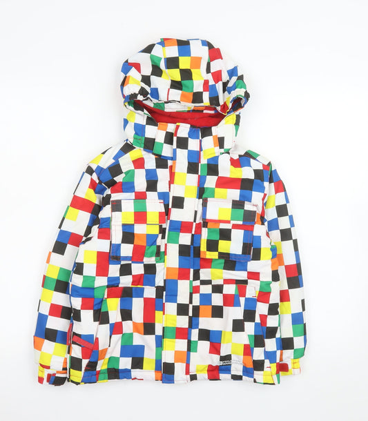 Girls UK Size 7-8 Years Mountain Warehouse Multicoloured Ski Jacket