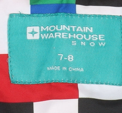Girls UK Size 7-8 Years Mountain Warehouse Multicoloured Ski Jacket