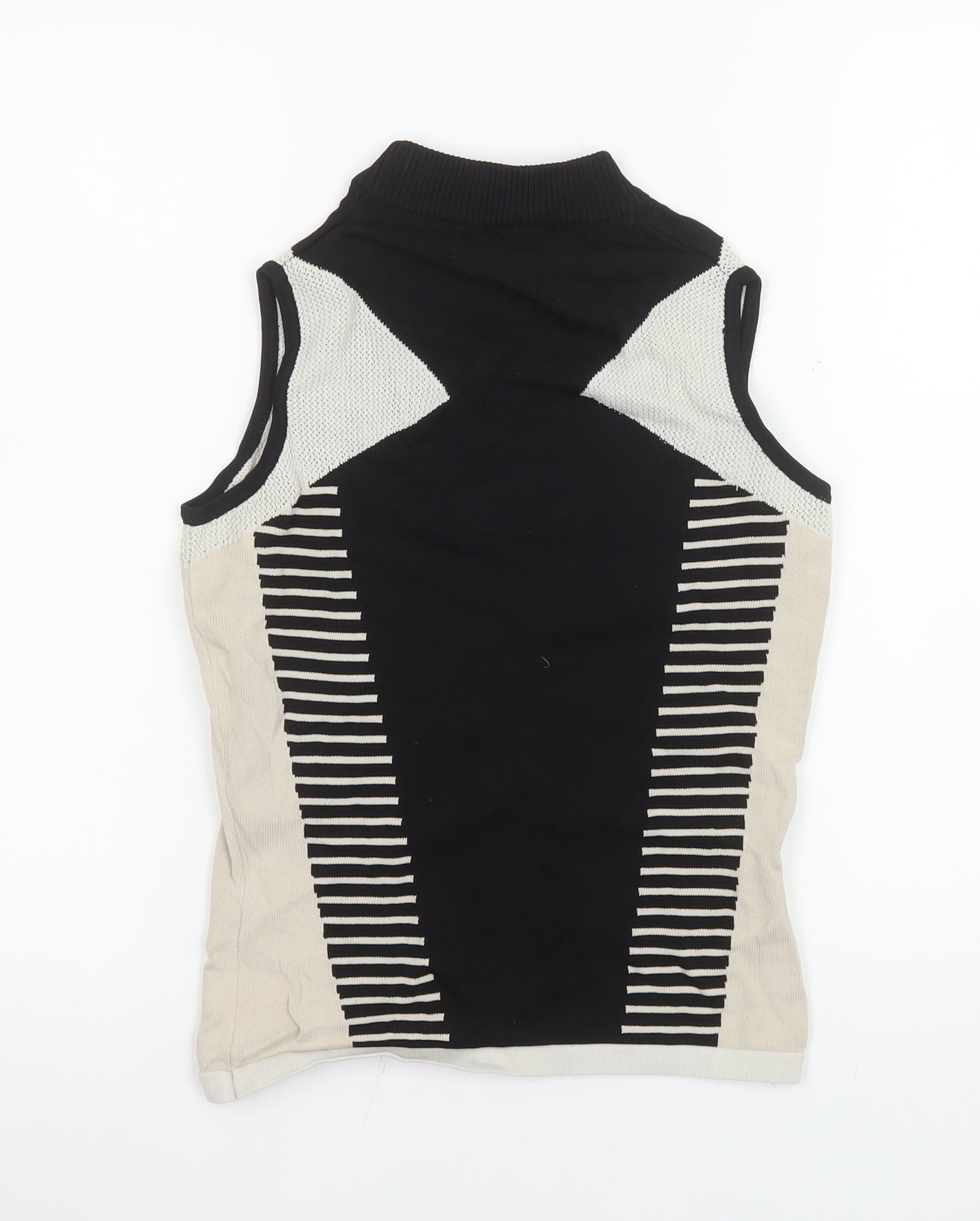 Womens UK Size 10 River Island Black Basic Tank