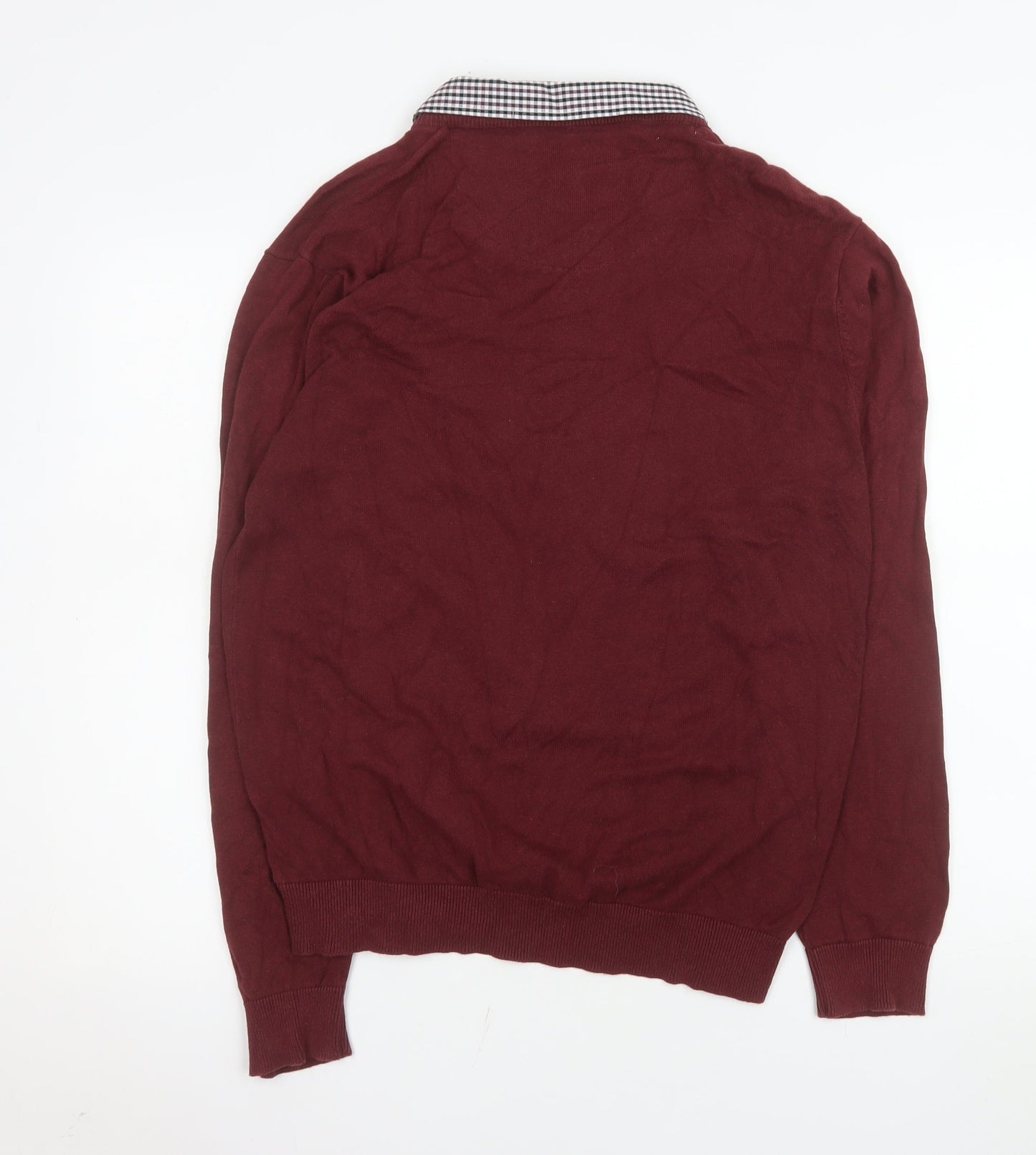 Mens UK Size XL Enzo Moretti Red Pullover Sweatshirt