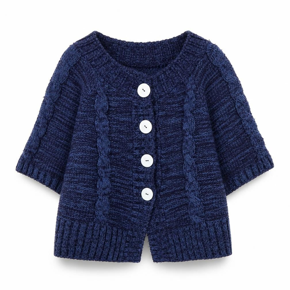 Womens UK Size S M&Co Blue Cardigan Jumper