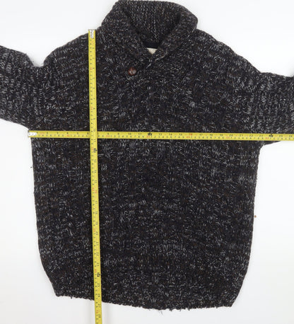 Mens UK Size L Burton Brown Pullover Jumper