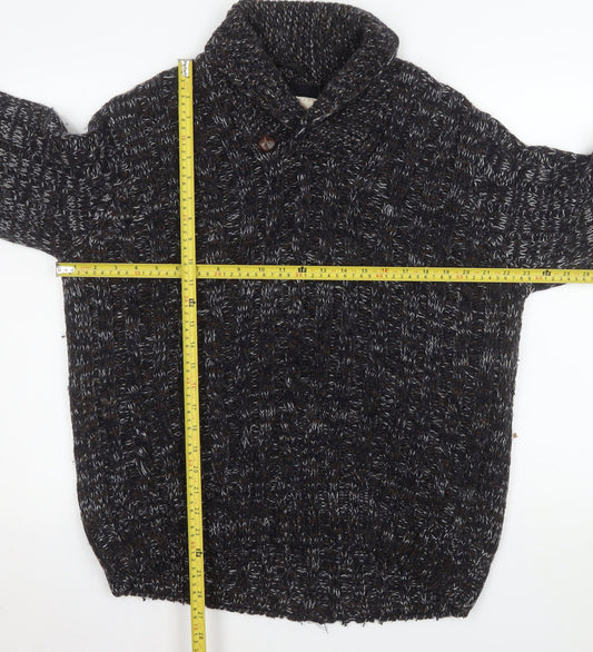 Mens UK Size L Burton Brown Pullover Jumper