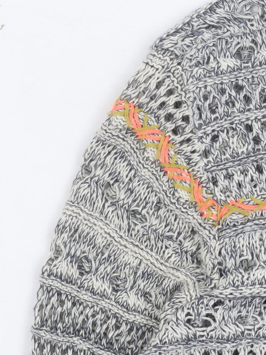 Womens UK Size M Xhilaration Grey Cardigan Jumper