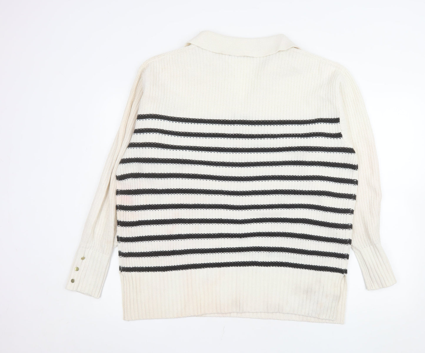 Womens UK Size 12 Threadbare Ivory Pullover Jumper