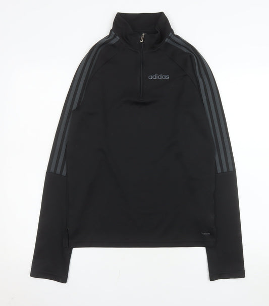 Mens UK Size XS adidas Black Pullover Sweatshirt