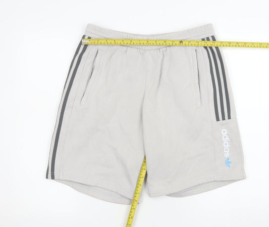 Mens UK Size L adidas Regular Fit Athletic Shorts