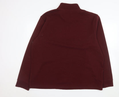 Mens UK Size 2XL Matalan Red Pullover Sweatshirt