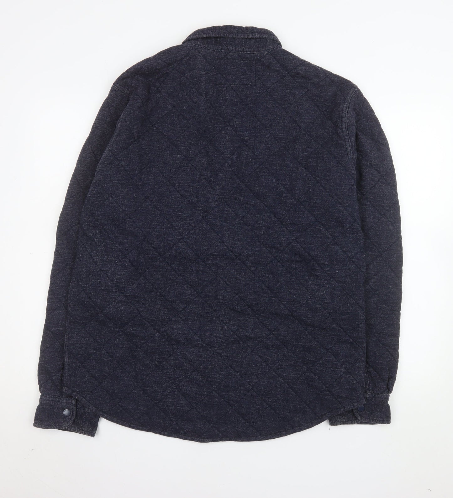Mens UK Size XL American Eagle Outfitters Blue Quilted Coat