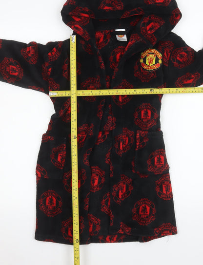 Boys UK Size 6-7 Years Manchester United Black  Robe