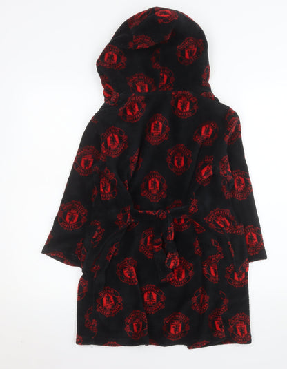 Boys UK Size 6-7 Years Manchester United Black  Robe