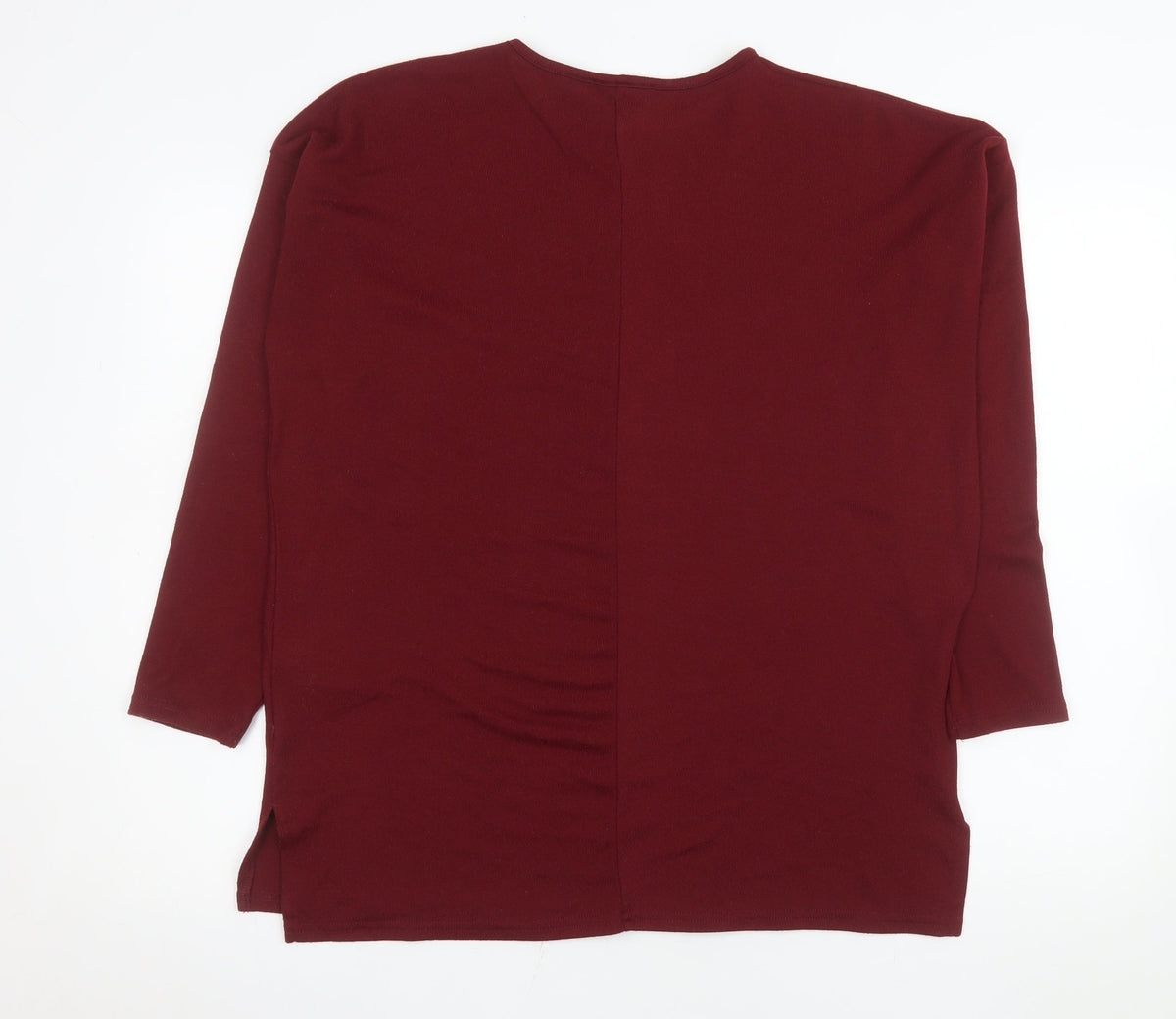 New Look Women's Red Long Sleeve Basic Jersey T-Shirt Size S