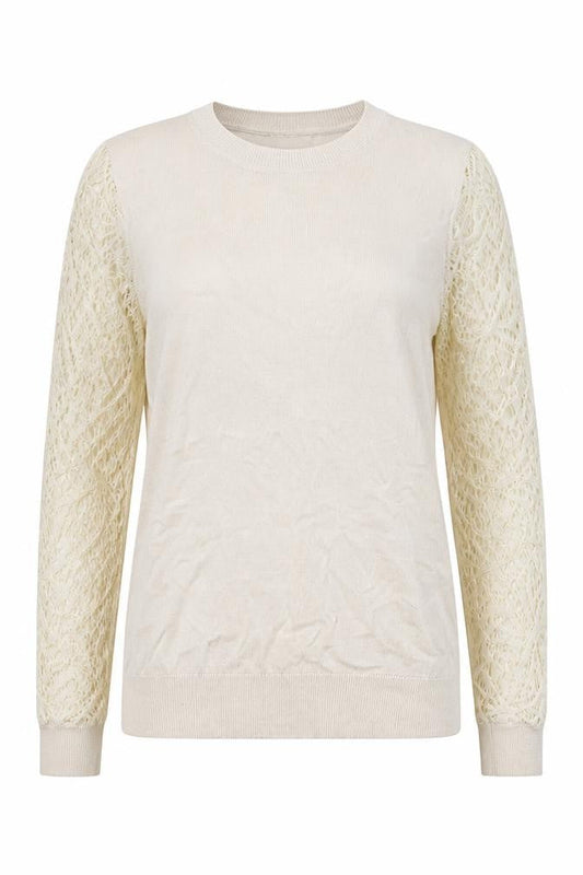 Womens UK Size M Reiss Beige Basic Blouse